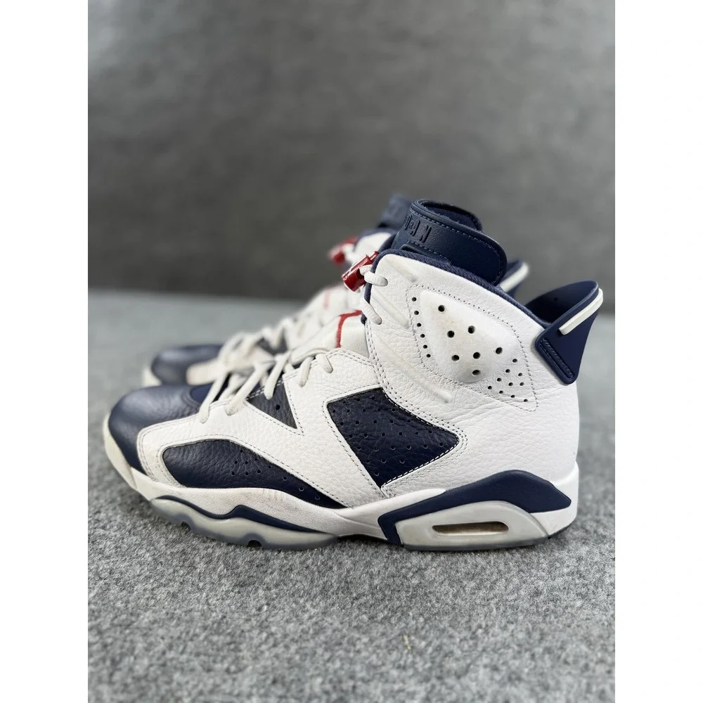 Nike Air Jordan 6 Retro Midnight Navy Shoes Mens‎ 9.5 Sneakers CT8529-164